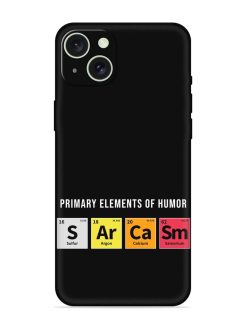 Primary Elements Humor Embossed Soft Silicone Case for Apple Iphone 15 Plus