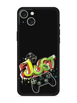 Graffiti Gamepad Illustration Embossed Soft Silicone Case for Apple Iphone 15 Plus