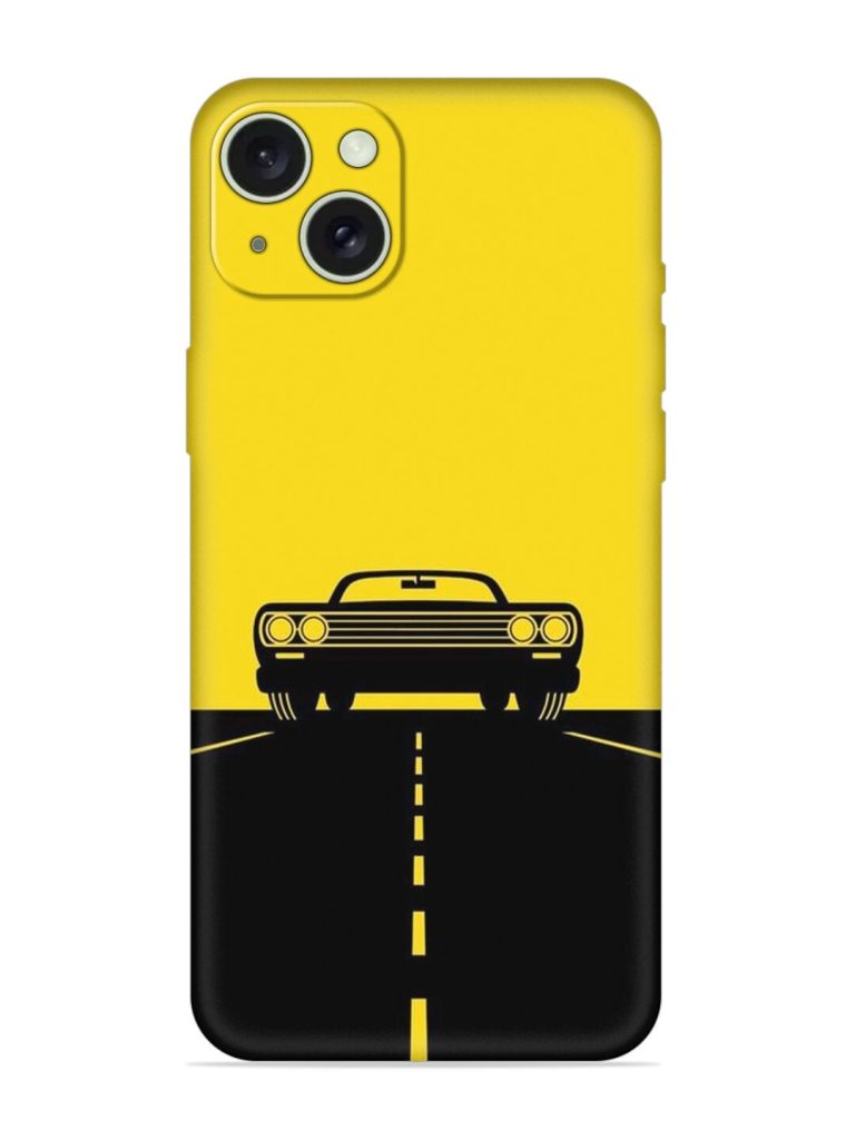 Classic Car Embossed Soft Silicone Case for Apple Iphone 15 Plus