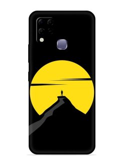 Black Ultra Vector Embossed Soft Silicone Case for Infinix Hot 10S