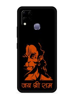 Angry Hanuman Embossed Soft Silicone Case for Infinix Hot 10S