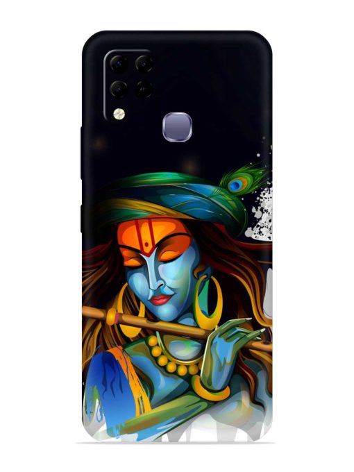 Krishna Art Embossed Soft Silicone Case for Infinix Hot 10S Edge Zapvi