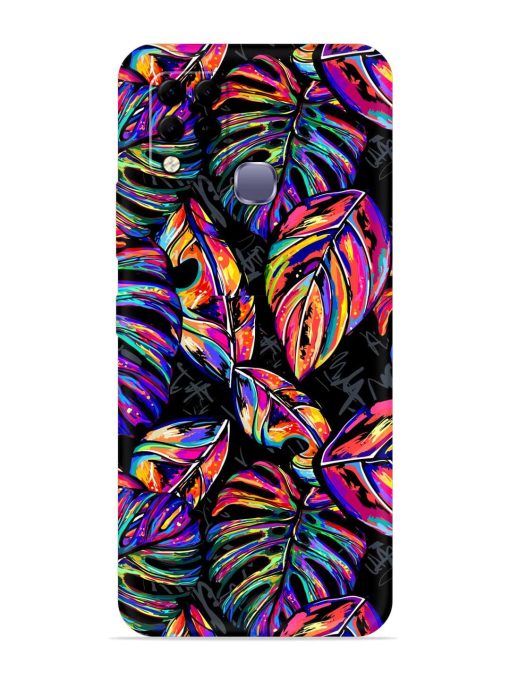 Tropical Seamless Vector Embossed Soft Silicone Case for Infinix Hot 10S Edge Zapvi