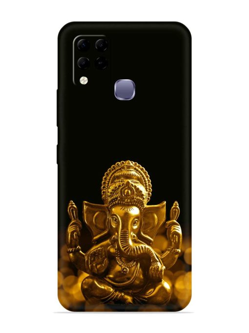 Lord Ganesha Indian Festival Embossed Soft Silicone Case for Infinix Hot 10S Edge Zapvi