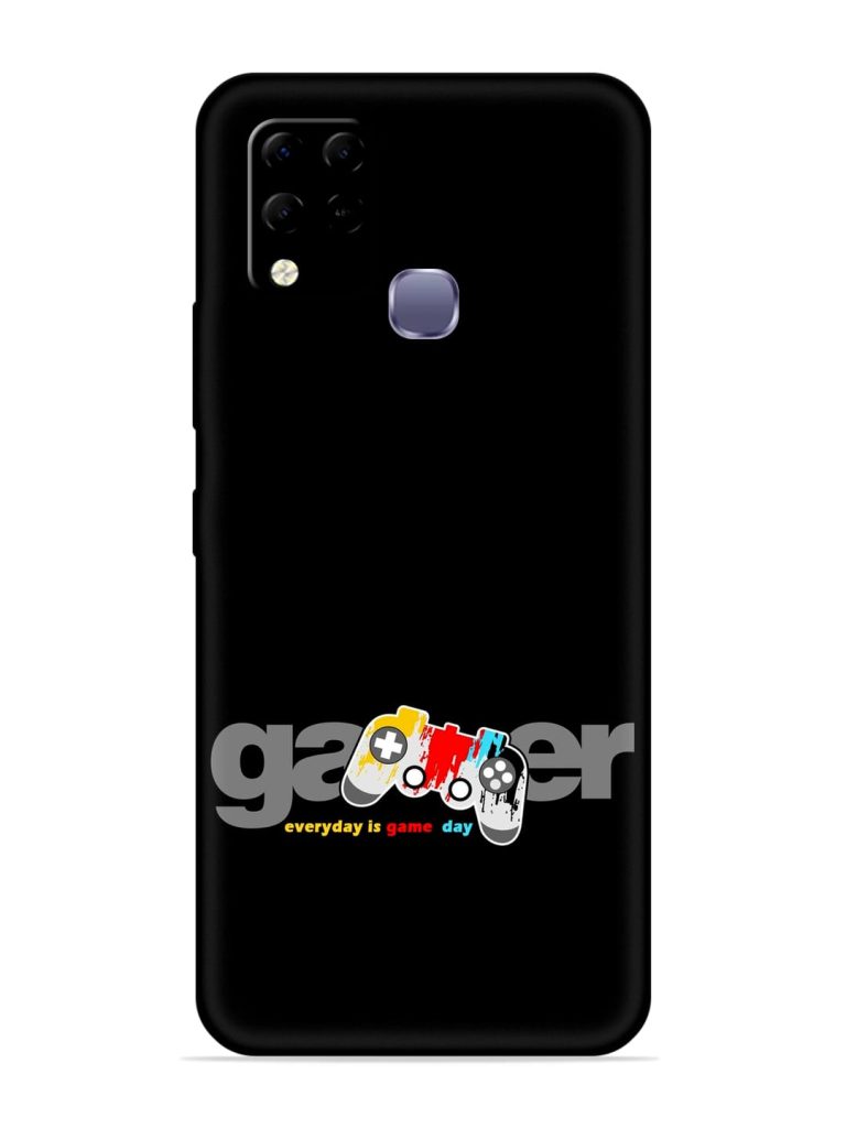 Gamer Everyday Game Embossed Soft Silicone Case for Infinix Hot 10S