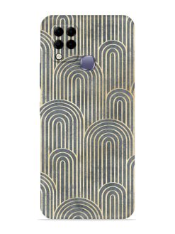 Art Deco Style Embossed Soft Silicone Case for Infinix Hot 10S