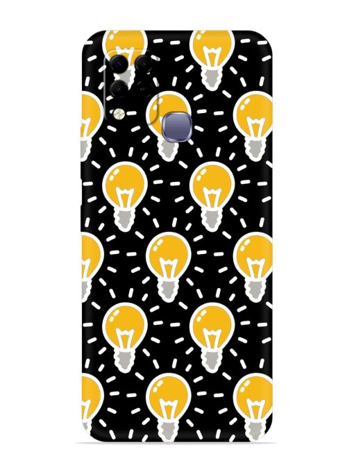 Light Bulb Seamless Embossed Soft Silicone Case for Infinix Hot 10S Edge Zapvi