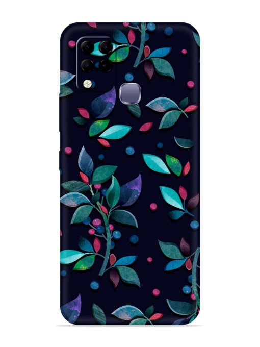 Decorative Watercolor Flower Embossed Soft Silicone Case for Infinix Hot 10S Edge Zapvi