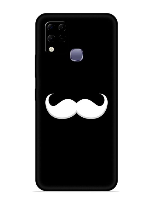 Mustache Vector Embossed Soft Silicone Case for Infinix Hot 10S Edge Zapvi