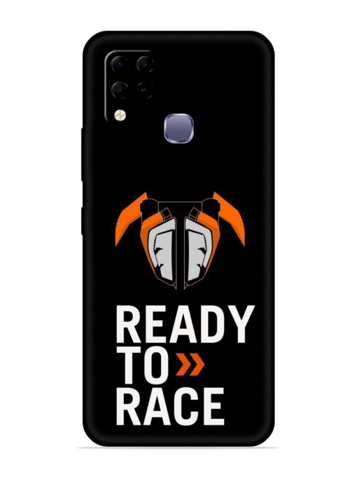 Ready To Race Embossed Soft Silicone Case for Infinix Hot 10S Edge Zapvi