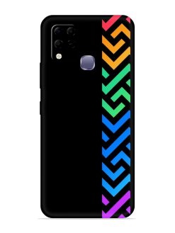 Colorshape Stripes Embossed Soft Silicone Case for Infinix Hot 10S