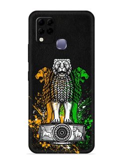 Pillars Of Ashoka Embossed Soft Silicone Case for Infinix Hot 10S