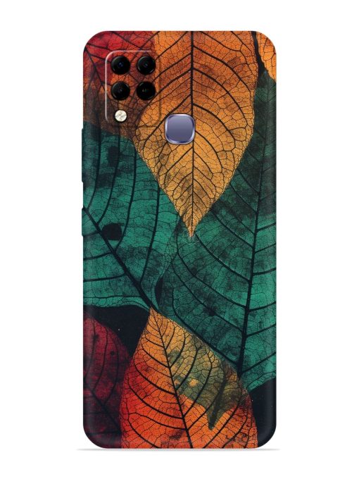 Leaves Artwork Embossed Soft Silicone Case for Infinix Hot 10S Edge Zapvi