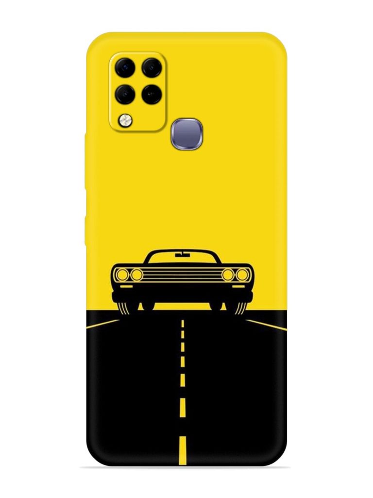 Classic Car Embossed Soft Silicone Case for Infinix Hot 10S