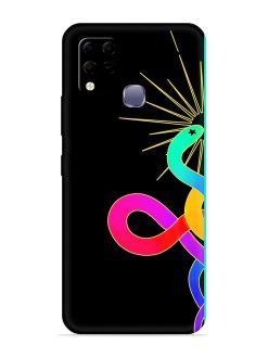Art Geometric Abstraction Embossed Soft Silicone Case for Infinix Hot 10S