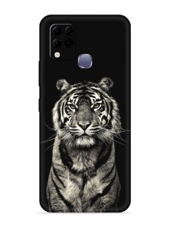 Tiger Art Embossed Soft Silicone Case for Infinix Hot 10S
