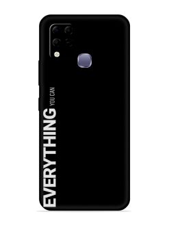 Everything You Can Embossed Soft Silicone Case for Infinix Hot 10S