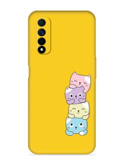 Cartoon Anime Embossed Soft Silicone Case for Realme Narzo 30 (4G)