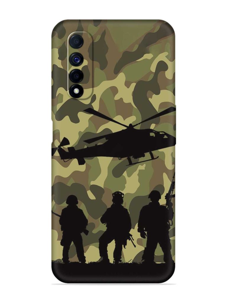 Army Heros Embossed Soft Silicone Case for Realme Narzo 30 (4G)