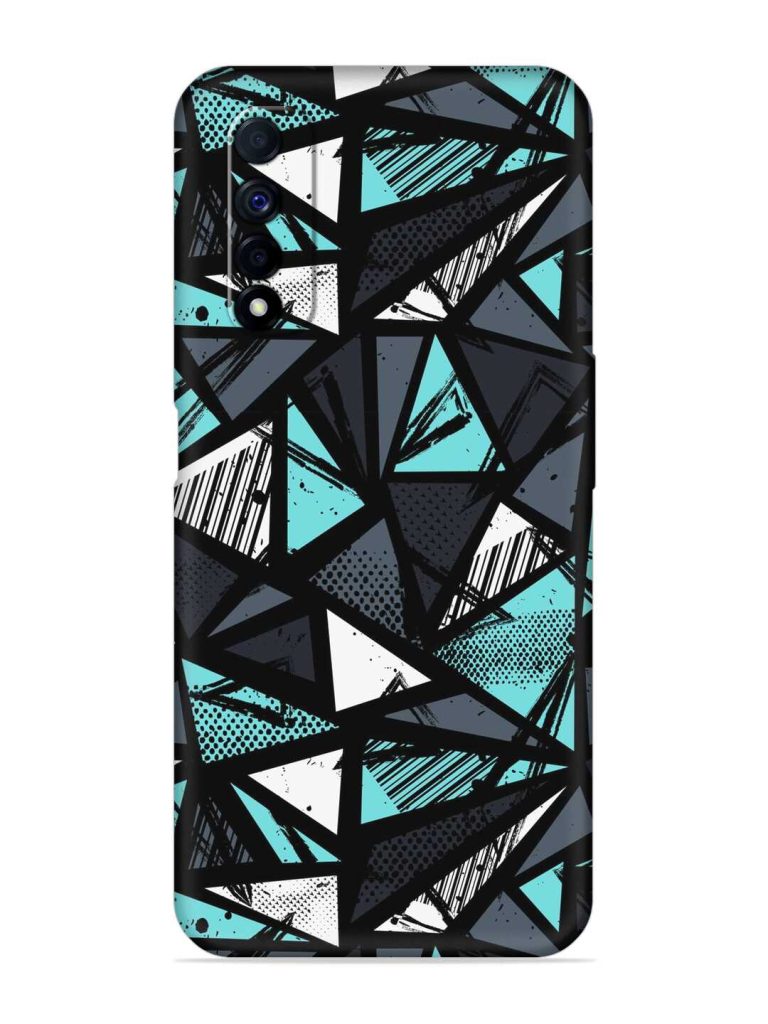 Abstract Seamless Embossed Soft Silicone Case for Realme Narzo 30 (4G)