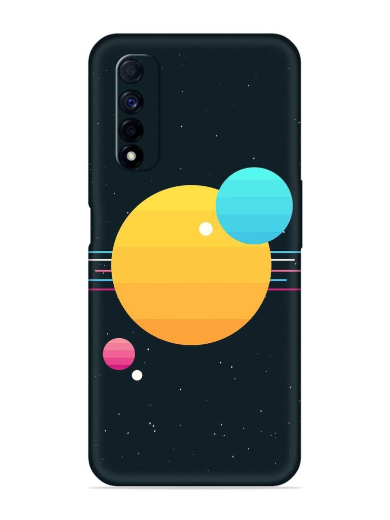 Round Vector Art Embossed Soft Silicone Case for Realme Narzo 30 (4G)