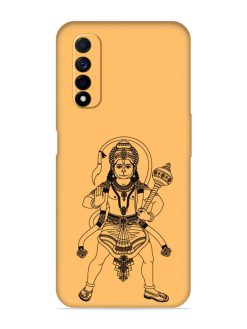 Indian God Hanuman Embossed Soft Silicone Case for Realme Narzo 30 (4G)