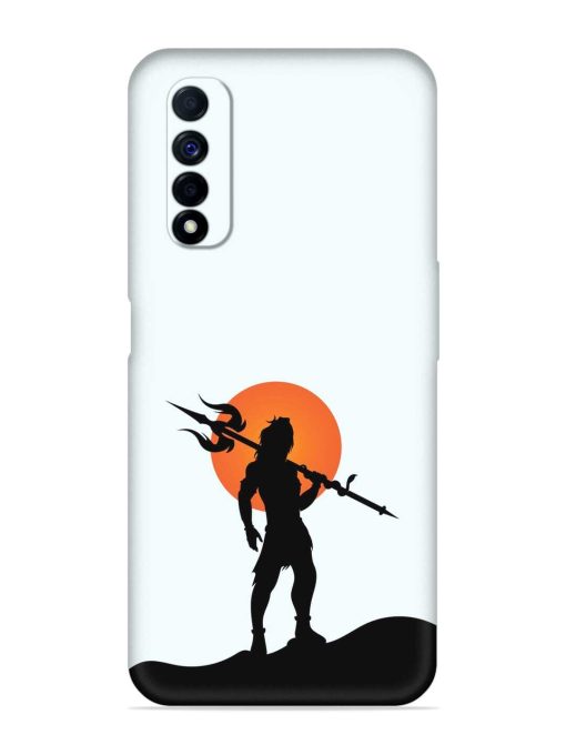 Lord Mahadev Trendy Embossed Soft Silicone Case for Realme Narzo 30 (4G) Edge Zapvi