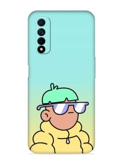 Doodles Cool Character Embossed Soft Silicone Case for Realme Narzo 30 (4G)