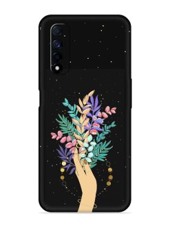 Flower On Hand Embossed Soft Silicone Case for Realme Narzo 30 (4G)