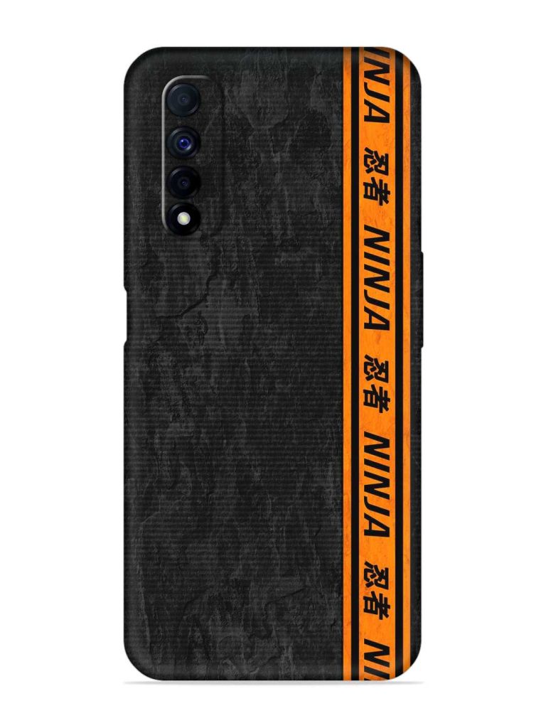 Ninja Srtips Embossed Soft Silicone Case for Realme Narzo 30 (4G)