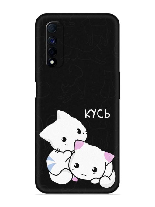 Kycb Cat Embossed Soft Silicone Case for Realme Narzo 30 (4G) Edge Zapvi