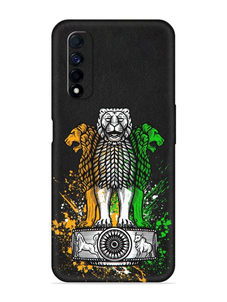 Pillars Of Ashoka Embossed Soft Silicone Case for Realme Narzo 30 (4G)