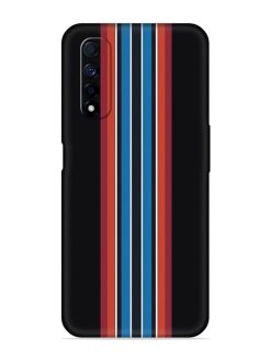 Vertical Strips Embossed Soft Silicone Case for Realme Narzo 30 (4G)