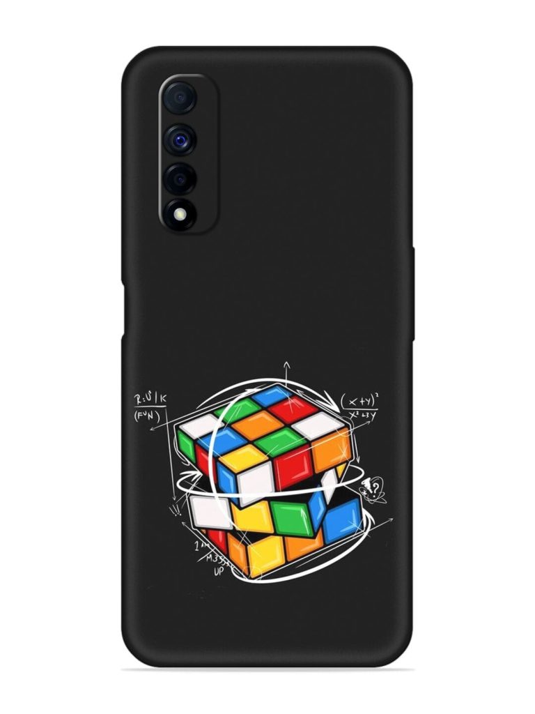 Cubik Vector Embossed Soft Silicone Case for Realme Narzo 30 (4G)