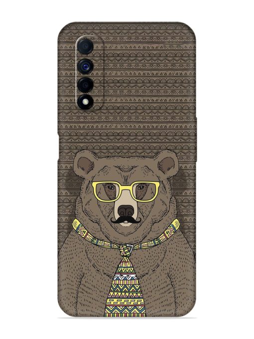 Grizzly Bear Embossed Soft Silicone Case for Realme Narzo 30 (4G) Edge Zapvi