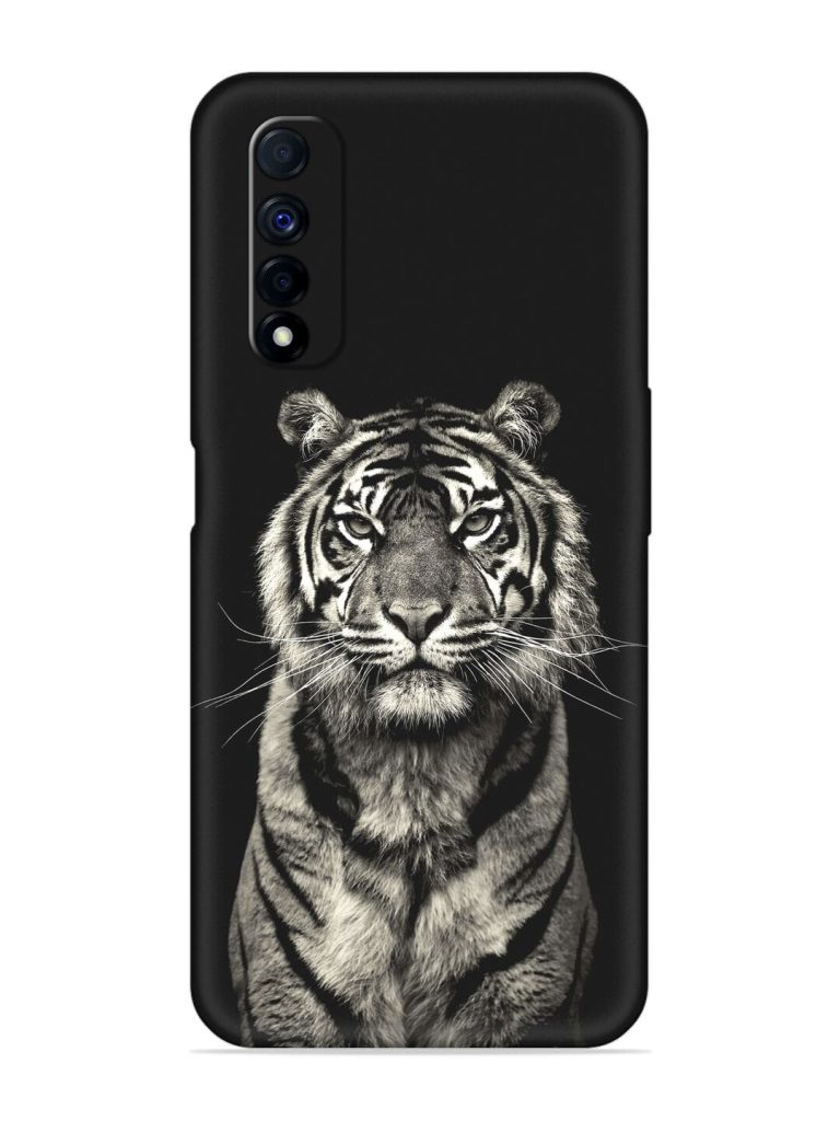 Tiger Art Embossed Soft Silicone Case for Realme Narzo 30 (4G)
