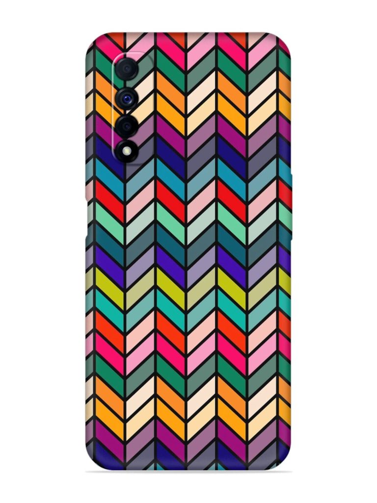 Retro Bauhaus Design Embossed Soft Silicone Case for Realme Narzo 30 (4G)