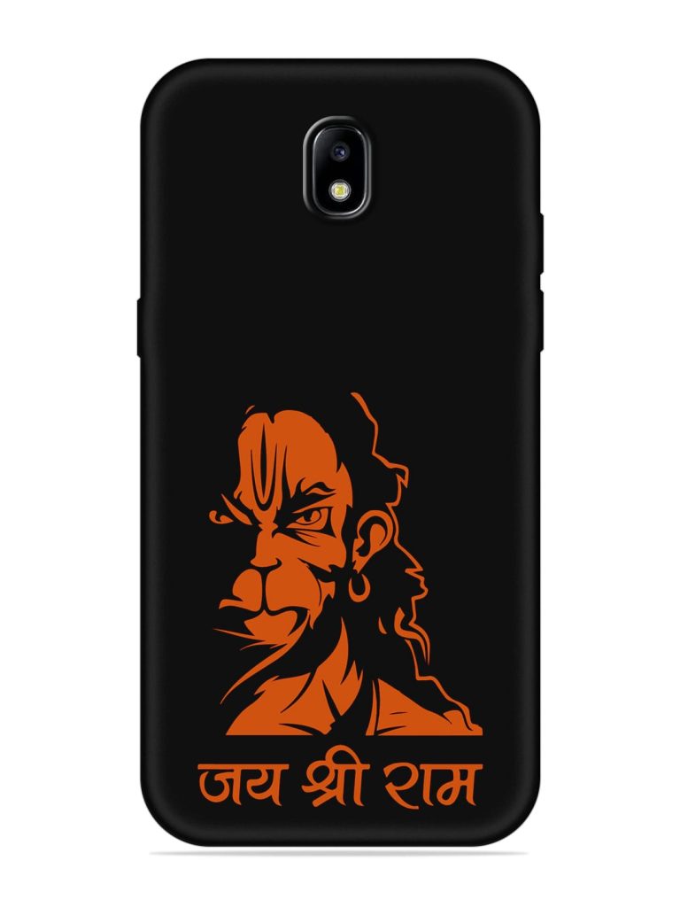 Angry Hanuman Embossed Soft Silicone Case for Samsung Galaxy J7 (2017)