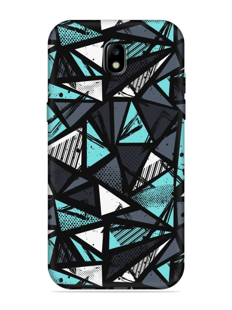 Abstract Seamless Embossed Soft Silicone Case for Samsung Galaxy J7 (2017)