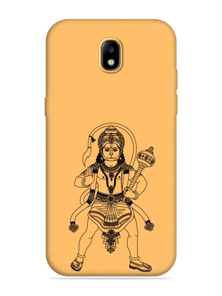 Indian God Hanuman Embossed Soft Silicone Case for Samsung Galaxy J7 (2017)