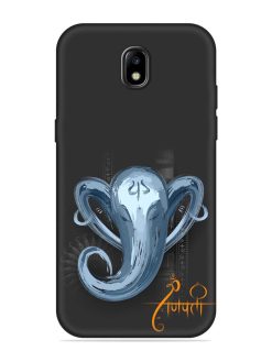 Illustration Lord Ganpati Embossed Soft Silicone Case for Samsung Galaxy J7 (2017)