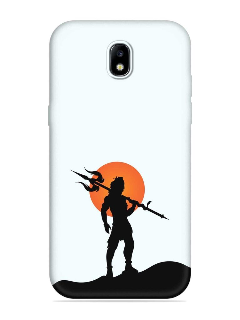 Lord Mahadev Trendy Embossed Soft Silicone Case for Samsung Galaxy J7 (2017)
