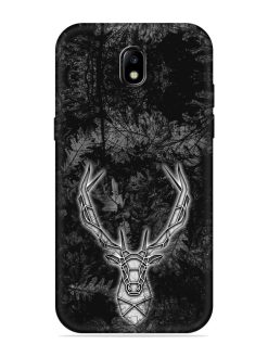 Ancient Deer Embossed Soft Silicone Case for Samsung Galaxy J7 (2017)