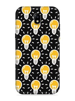 Light Bulb Seamless Embossed Soft Silicone Case for Samsung Galaxy J7 (2017)
