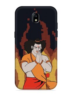 Shree Ram Vector Embossed Soft Silicone Case for Samsung Galaxy J7 (2017)