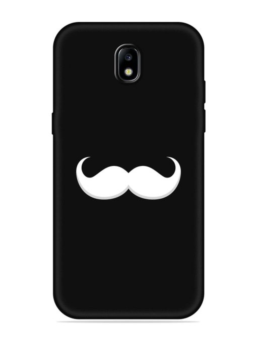 Mustache Vector Embossed Soft Silicone Case for Samsung Galaxy J7 (2017) Edge Zapvi