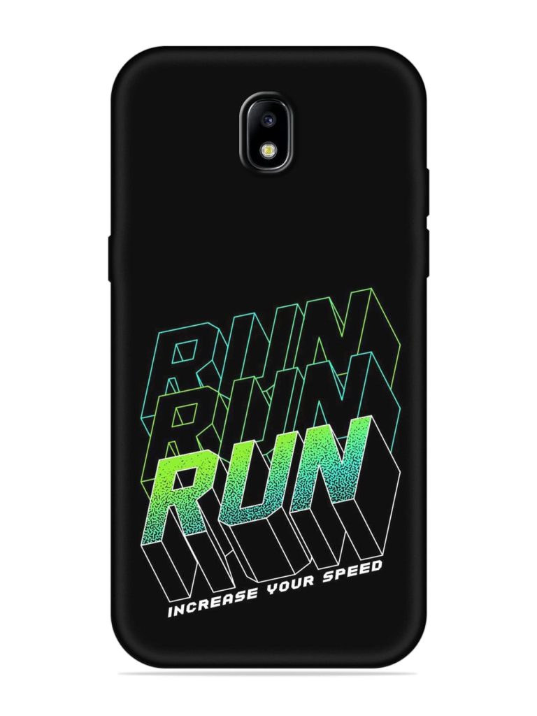 Run Embossed Soft Silicone Case for Samsung Galaxy J7 (2017)