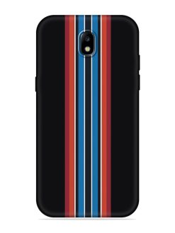 Vertical Strips Embossed Soft Silicone Case for Samsung Galaxy J7 (2017)