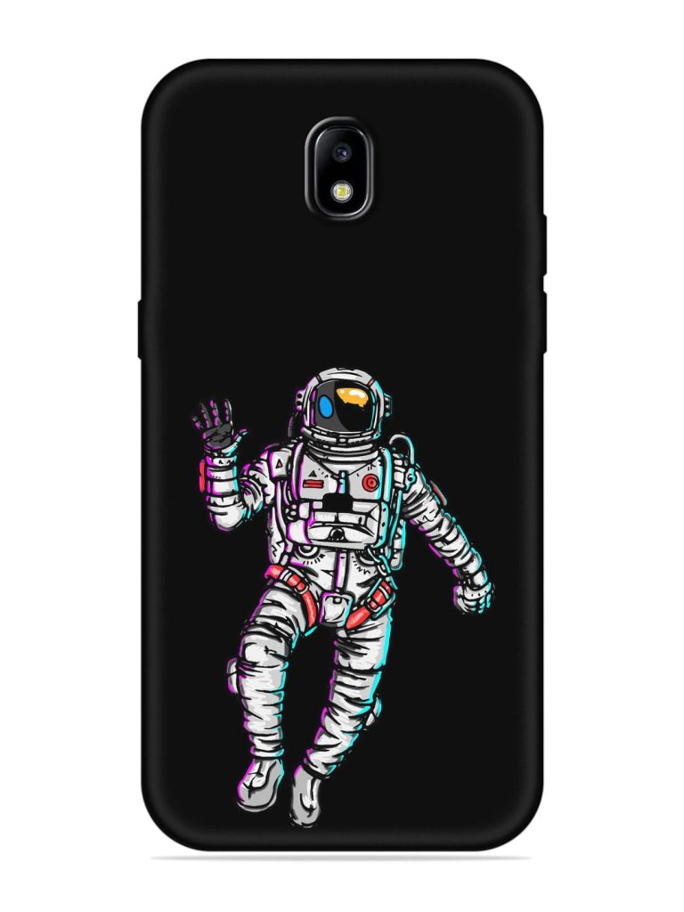 Spaceman Embossed Soft Silicone Case for Samsung Galaxy J7 (2017)