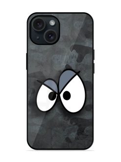 Big Eyes Night Mode Glossy Metal TPU Case